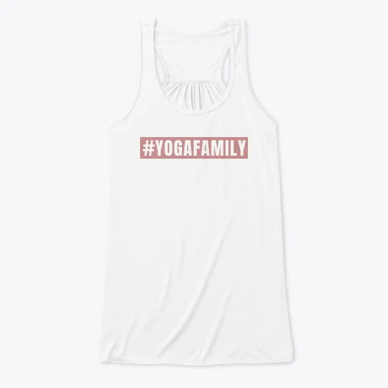 Relaxed fit tank top. YOGAFAMILY